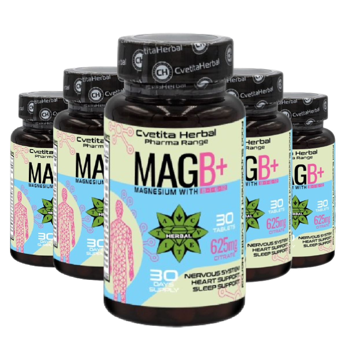 Magnézium-citrát 625mg - Magnesium Citrate - 30 tabletta