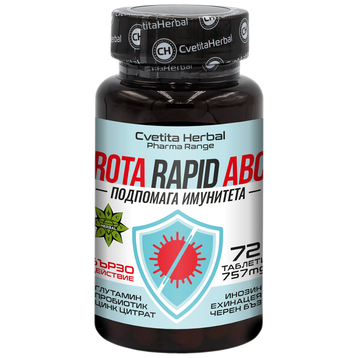 Rota Rapid ABC / Rota Rapid ABC (72 tabl. x 757 mg)