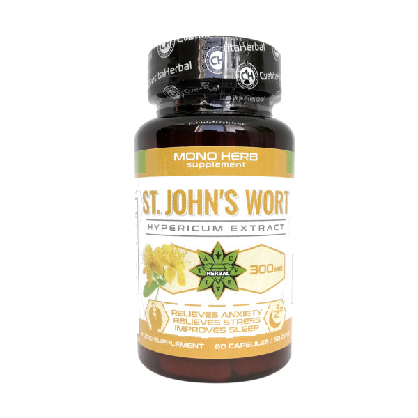 Szent János füve kivonat – St. John's Wort (60 kapszula x 300 mg)