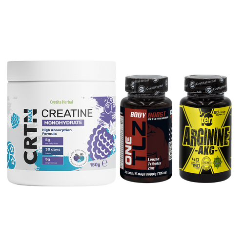 ╨Ъ╨Ю╨Ь╨С╨Ю ╨Я╨Р╨Ъ╨Х╨в: TLZ + ARGININE + CRTN MAX