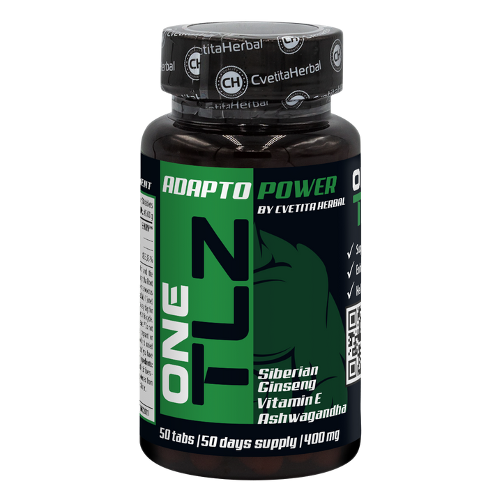 TLZ Adapto Power - Szibériai ginzeng, Ashwagandha, E-vitamin (50 tabl.)