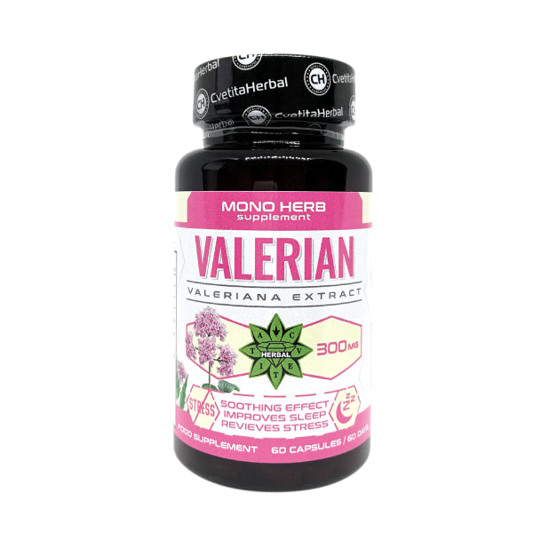 Valerian kivonat – Valerian (60 kapszula x 300 mg)