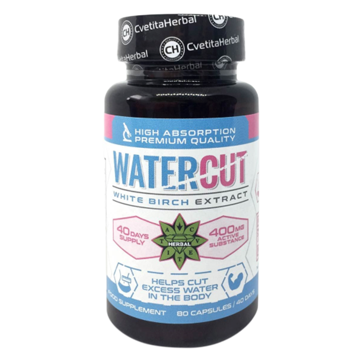 Fehér Nyírfa Kivonat - WaterCut (80 kapszula x 400 mg)